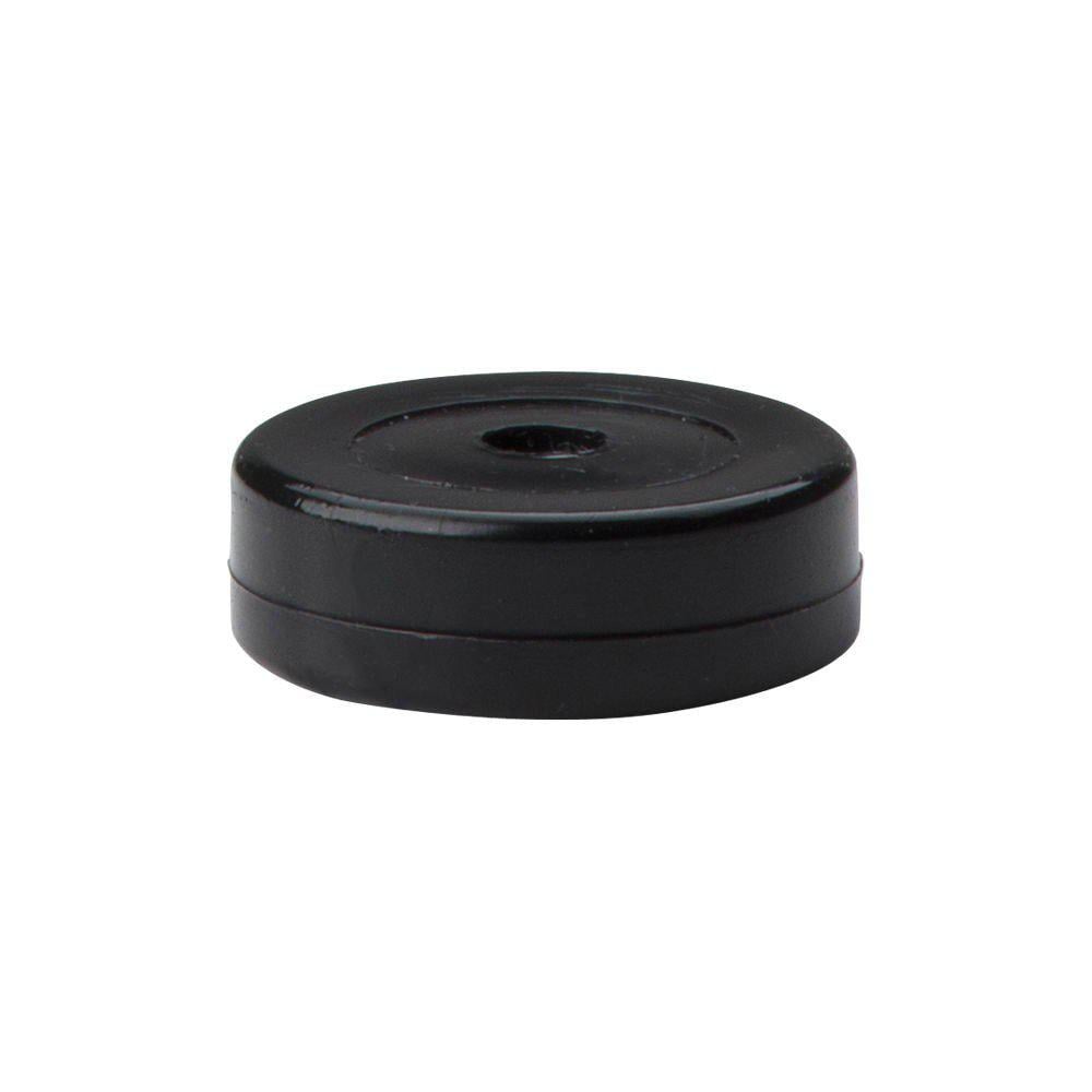 Image of PVC glijder zwart diameter 3 cm (zakje 8 stuks)