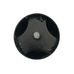 Ronde zwarte meubelpoot 12 cm (M10)