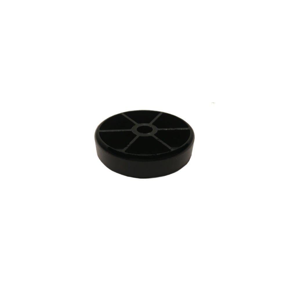 Image of PVC glijder zwart diameter 4 cm (zakje 4 stuks)