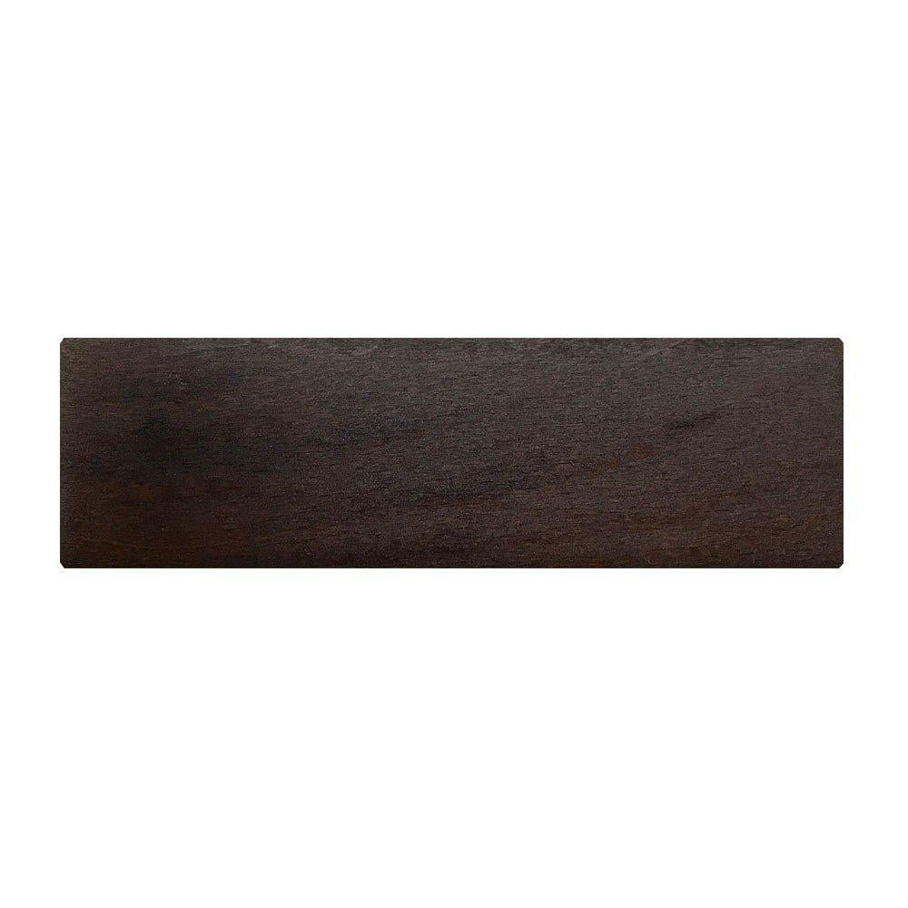 Image of Rechthoekige donkerbruine houten meubelpoot 4,5 cm