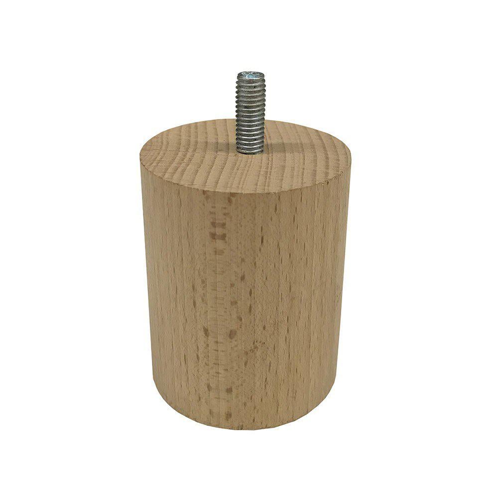 Image of Ronde houten meubelpoot 7 cm (M8)