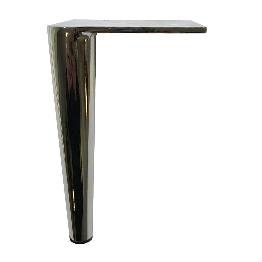 Image of Ronde kegelvormige chromen meubelpoot 15 cm