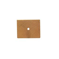Kleine vierkanten houten meubelpoot 6 cm