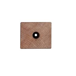 Kleine vierkanten houten meubelpoot 6 cm