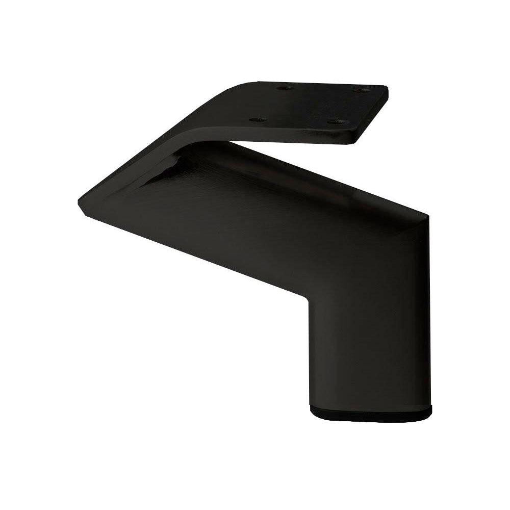 Image of Zwarte design meubelpoot 10 cm