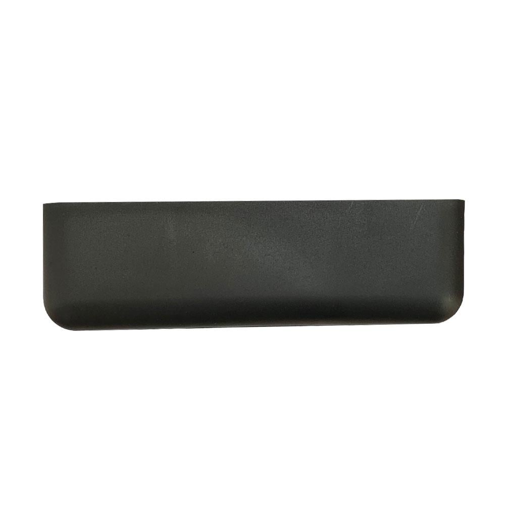 Image of Zwarte plastic rechthoekige poot 4,5 cm