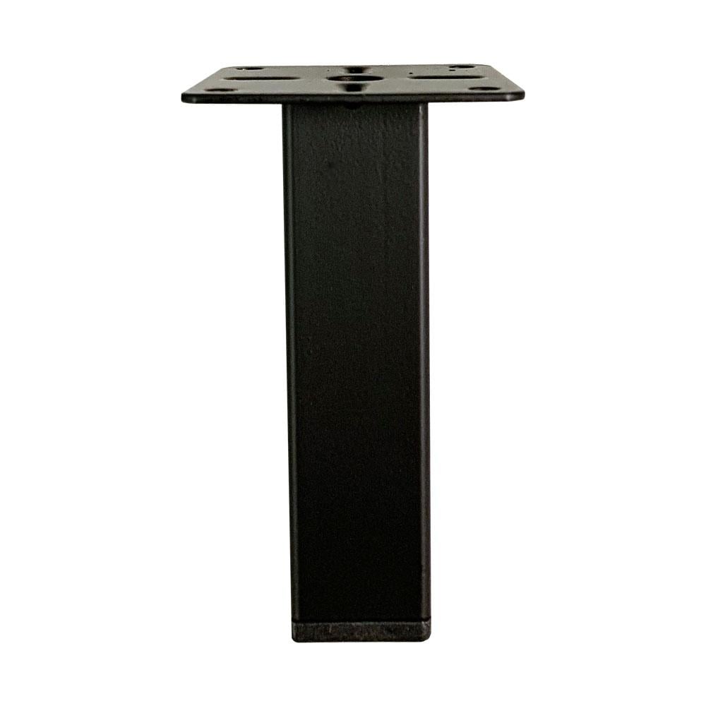 Image of Zwarte vierkanten meubelpoot 10 cm