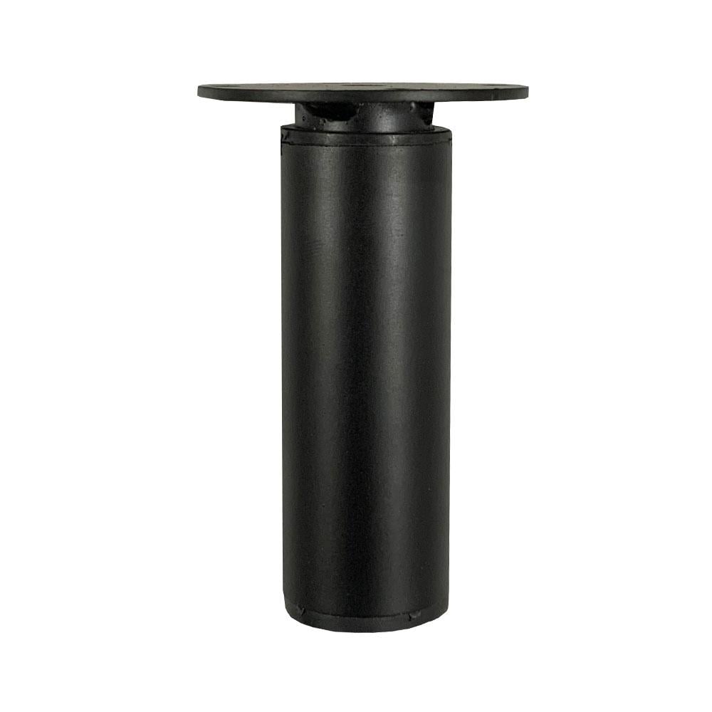 Image of Ronde verstelbare zwarte meubelpoot 9,5 cm