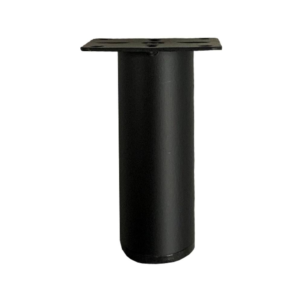 Image of Meubelpoot zwart rond Ø 3,2 cm en hoogte 10 cm van staal