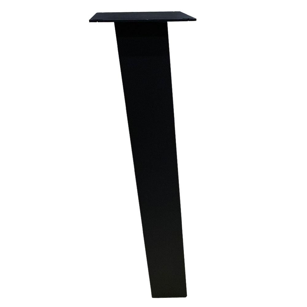Image of Set 4 zwarte schuine tafelpoten 72 cm (koker 10 x 10 cm)
