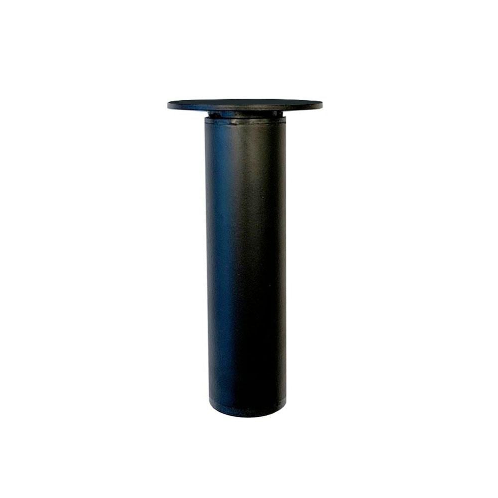 Image of Meubelpoot zwart rond Ø 3 cm en hoogte 12,5 cm van staal