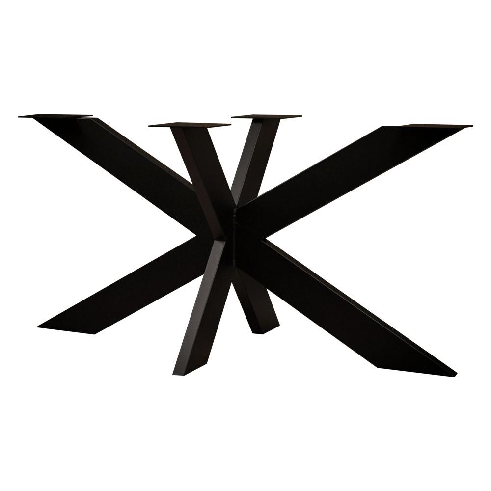 Image of Matrix zwart spinpoot 140 bij 78 cm en hoogte 72 cm van staal (koker 10 x 4 cm)