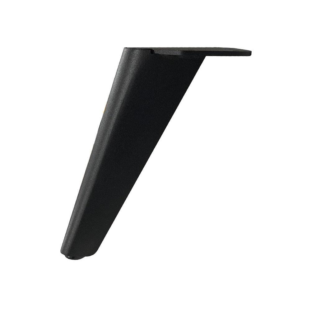 Image of Meubelpoot zwart design 9 bij 4,5 cm en hoogte 16 cm van staal