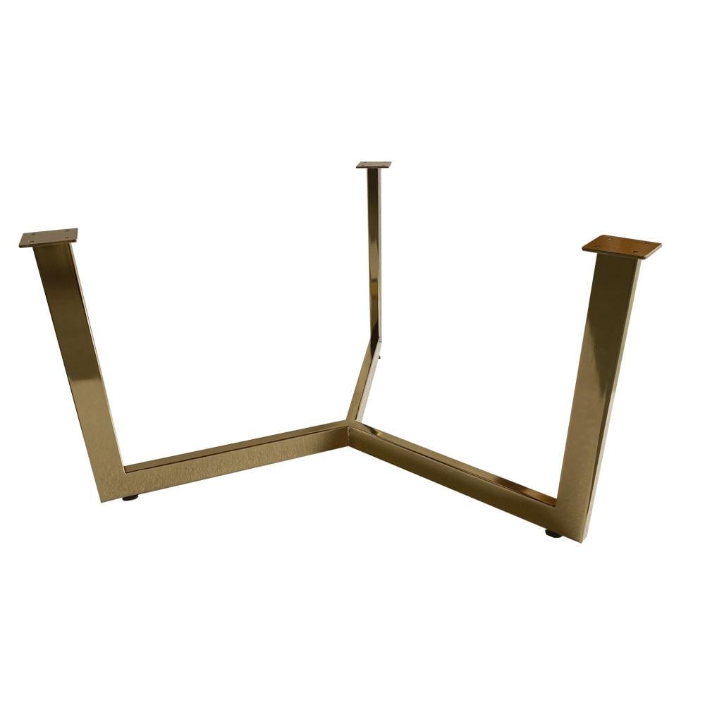 Image of Goudkleurige salontafel onderstel hoogte 37 cm en diameter 73 cm (40 x 20 mm)