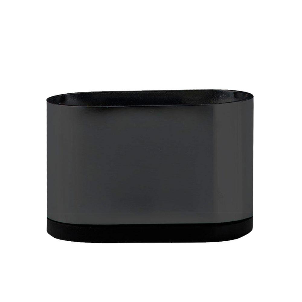Image of Zwarte ovale meubelpoot 3 cm