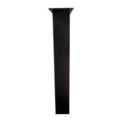 Zwarte U tafelpoot voor buiten 72 cm (koker 10 x 10)