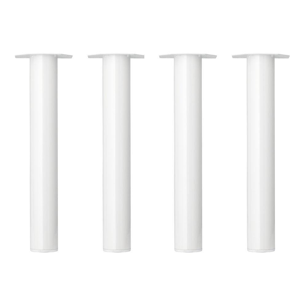 Image of Ronde witte meubelpoot 42 cm (set van 4)