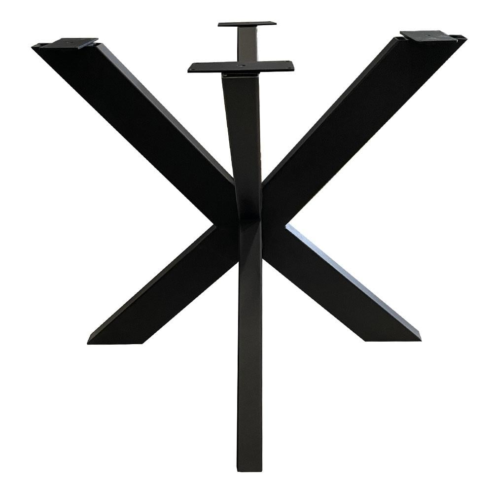 Image of Matrix zwart spinpoot 85 bij 85 cm en hoogte 72 cm van staal (koker 5 x 10 cm)