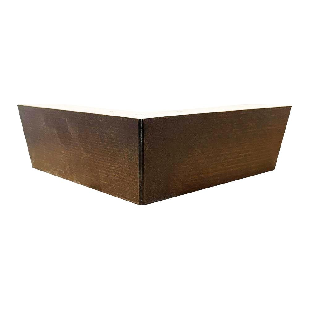 Image of Bruine houten hoekpoot 6 cm