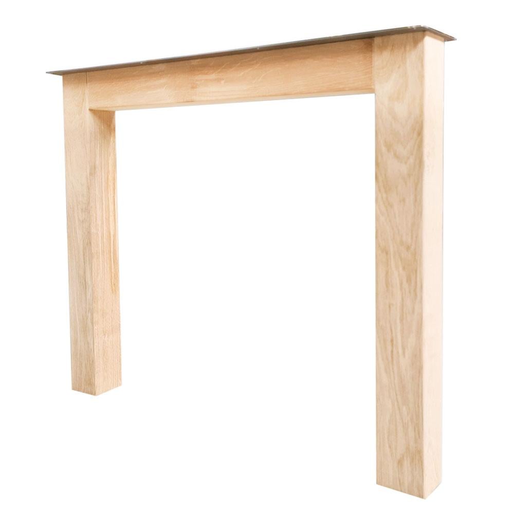 Furniture Legs Europe N-poot massief eikenhout 80 bij 8 cm en hoogte 73 cm (8 x 8 cm)